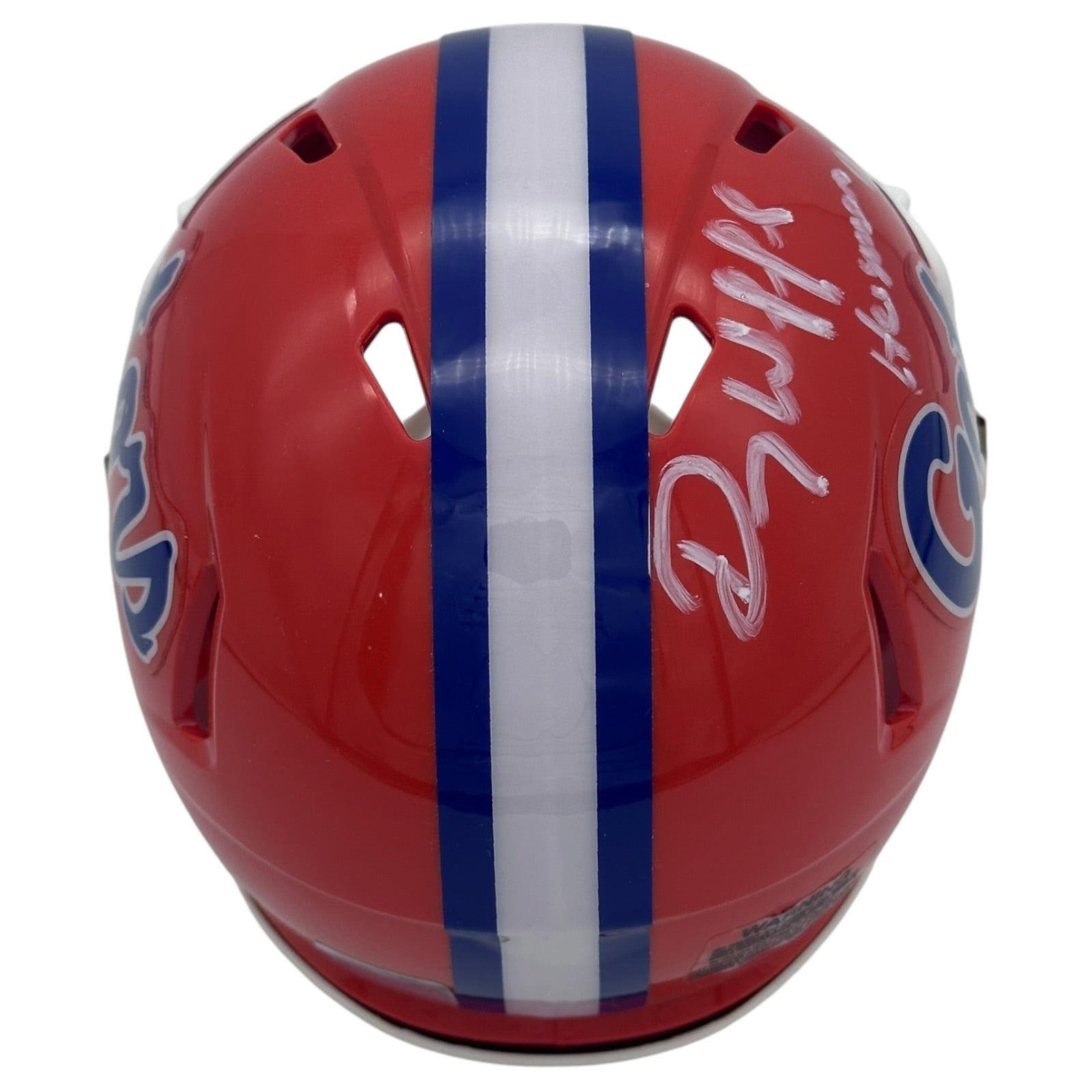 Autographed Danny Wuerffel Florida Gators Mini Helmet w/ "96 Heisman"-Powers Sports Memorabilia