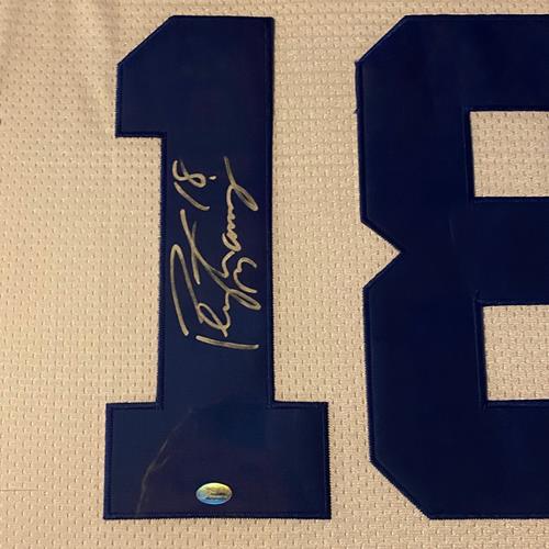 Autographed Peyton Manning Indianapolis Colts (White #18) Deluxe Framed Jersey-Powers Sports Memorabilia