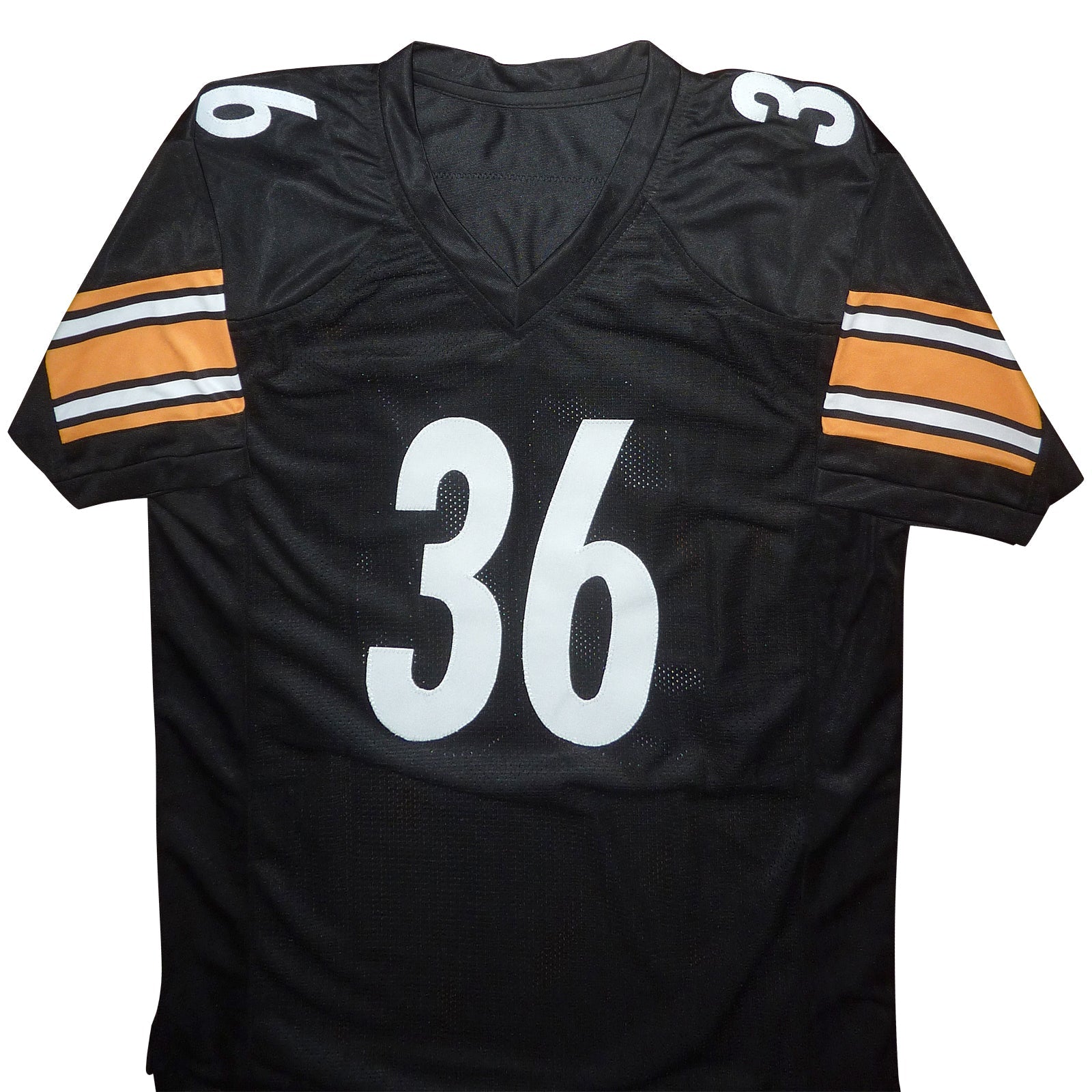 Autographed Jerome Bettis Pittsburgh Steelers (Black #36) Custom Jersey - Beckett-Powers Sports Memorabilia