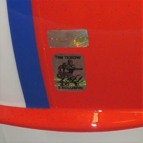Autographed Tim Tebow Florida Gators (Speed) Deluxe Full-Size Replica Helmet w/ "07 Heisman"-Powers Sports Memorabilia