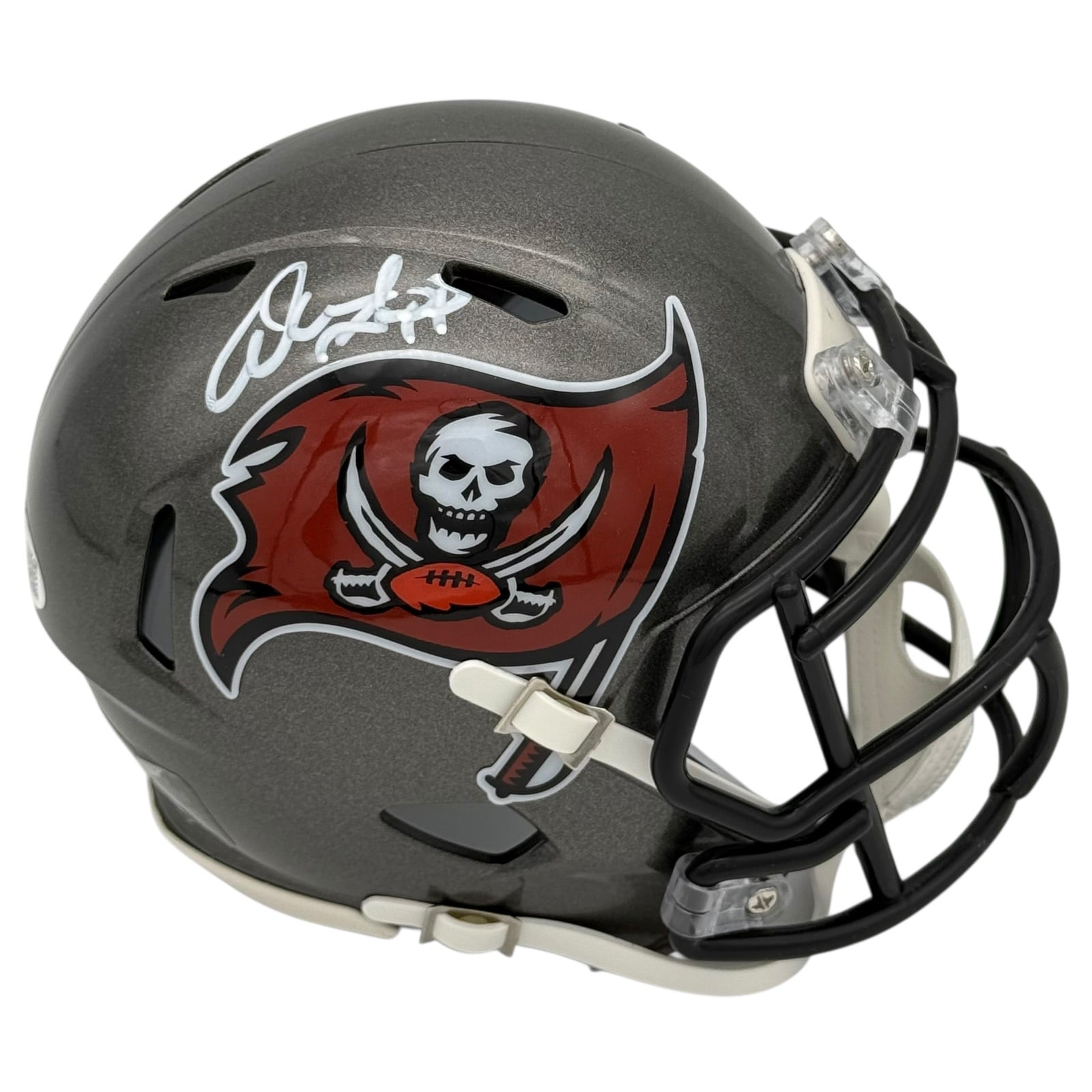 Autographed Warren Sapp Tampa Bay Buccaneers Mini Helmet - JSA-Powers Sports Memorabilia