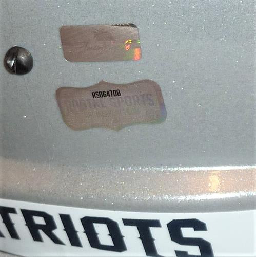 Autographed Rob Gronkowski New England Patriots Deluxe Full-Size Replica Helmet - Gronk Holo-Powers Sports Memorabilia