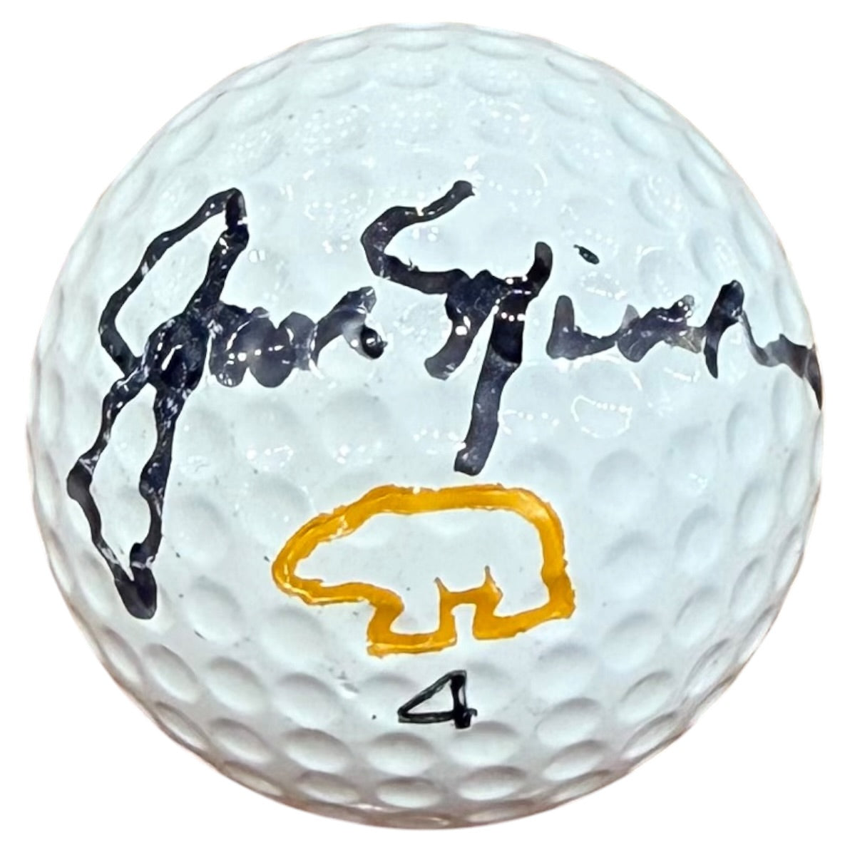 Autographed Jack Nicklaus (Nicklaus Logo) Golf Ball - JSA-Powers Sports Memorabilia
