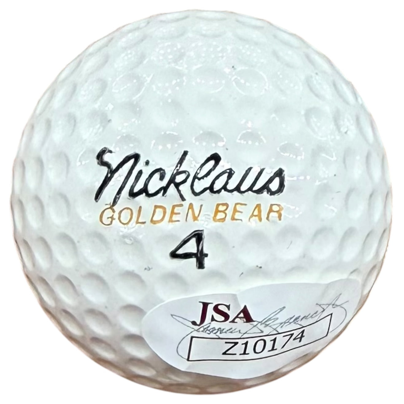 Autographed Jack Nicklaus (Nicklaus Logo) Golf Ball - JSA-Powers Sports Memorabilia