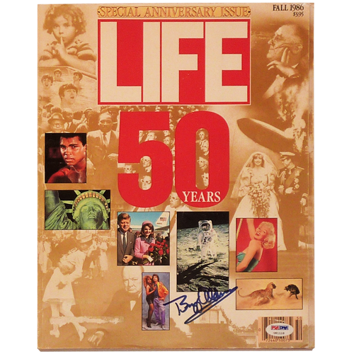 Autographed Buzz Aldrin Life Magazine (50 Years Special Anniversary Issue) Apollo 11 Moon Landing - PSA/DNA-Powers Sports Memorabilia