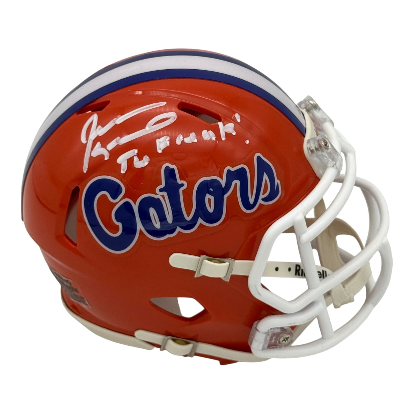 Autographed Jevon Kearse Florida Gators Mini Helmet w/ The Freak - JSA-Powers Sports Memorabilia
