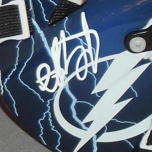 Autographed Andrei Vasilevskiy Tampa Bay Lightning Mini Goalie Mask - JSA Witness-Powers Sports Memorabilia