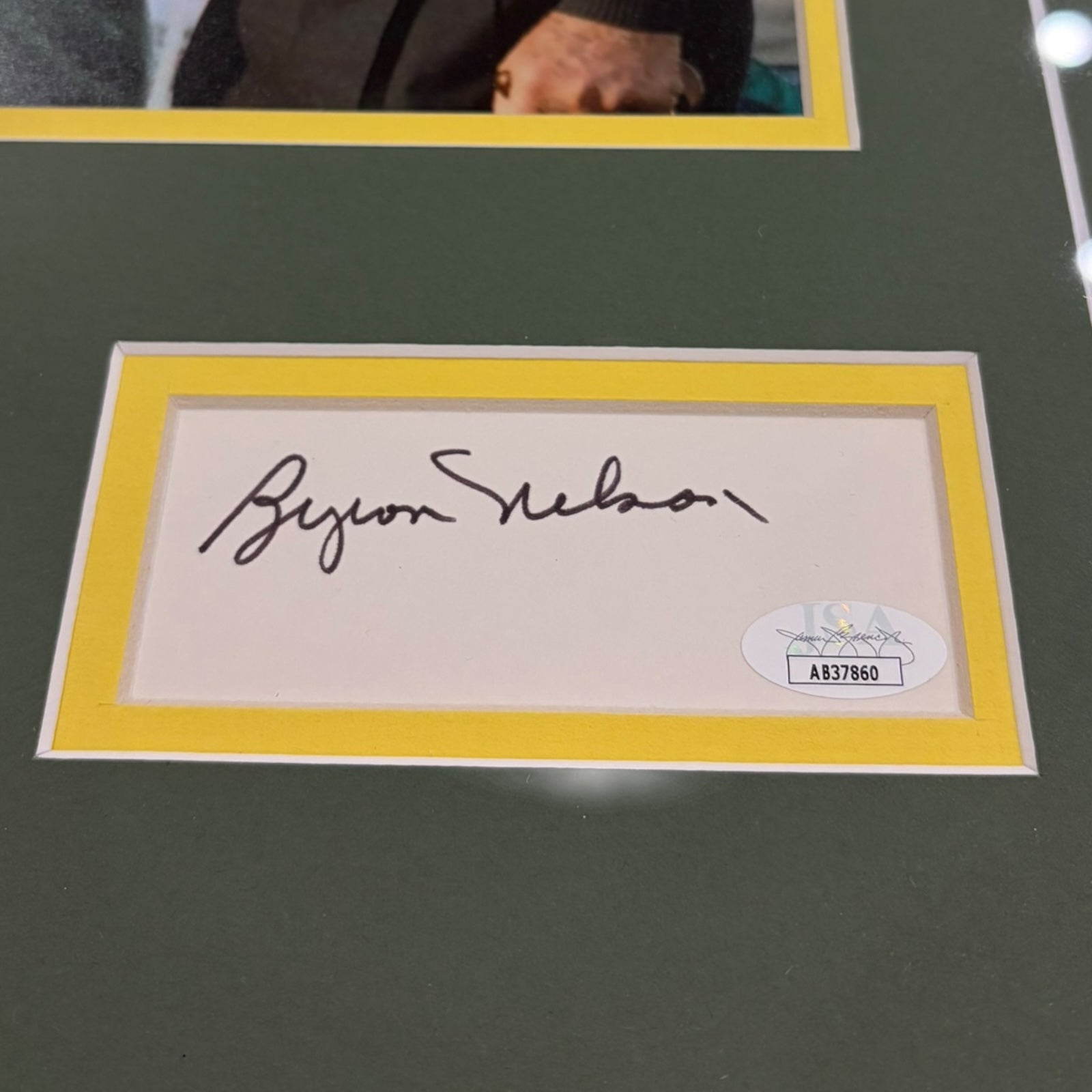 Autographed Sam Snead, Gene Sarazen And Byron Nelson Masters The Starters Deluxe Framed Piece - JSA-Powers Sports Memorabilia