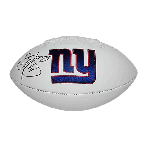 Autographed Lawrence Taylor New York Giants Logo Football - JSA-Powers Sports Memorabilia