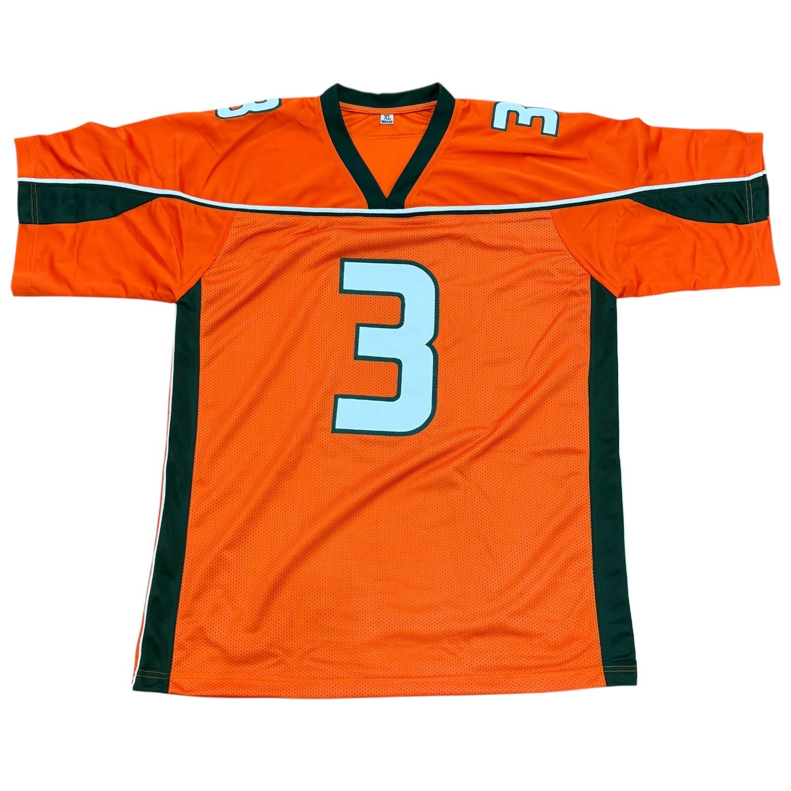 Autographed Frank Gore Miami Hurricanes (Orange #3) Custom Jersey - JSA-Powers Sports Memorabilia