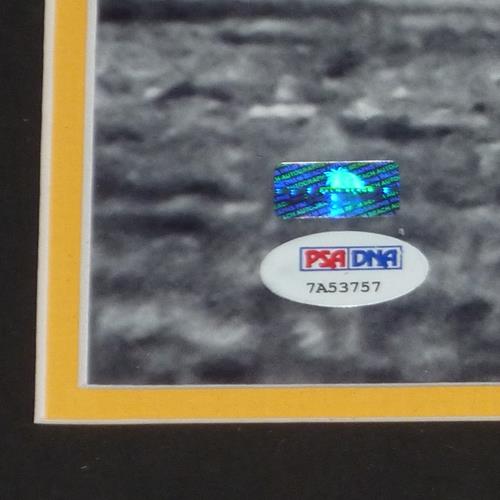 Autographed Pele Brazil Soccer (Bicycle Kick Spotlight) Deluxe Framed 16x20 Photo - PSA/DNA-Powers Sports Memorabilia