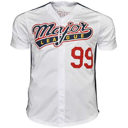 Autographed Charlie Sheen Major League Movie (Wild Thing #99) Custom Jersey - JSA-Powers Sports Memorabilia