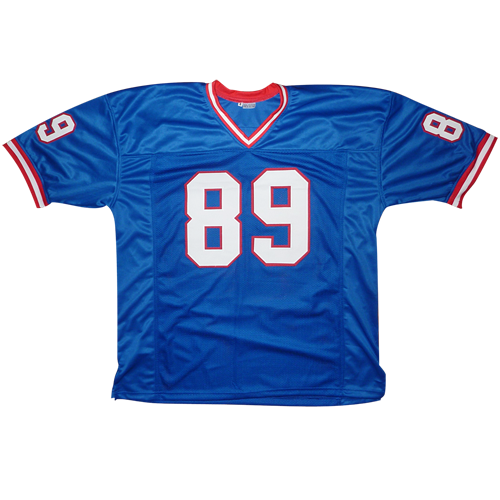 Autographed Mark Bavaro New York Giants (Blue #89) Custom Jersey - JSA-Powers Sports Memorabilia