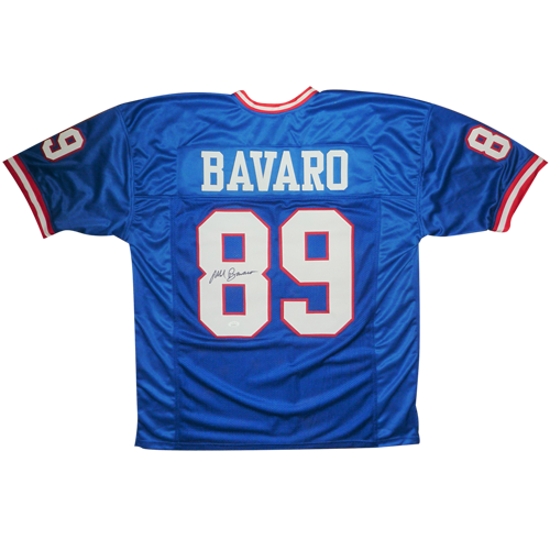 Autographed Mark Bavaro New York Giants (Blue #89) Custom Jersey - JSA-Powers Sports Memorabilia