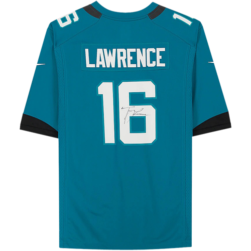 Autographed Trevor Lawrence Jacksonville Jaguars (Teal #16) Nike Jersey - Fanatics-Powers Sports Memorabilia