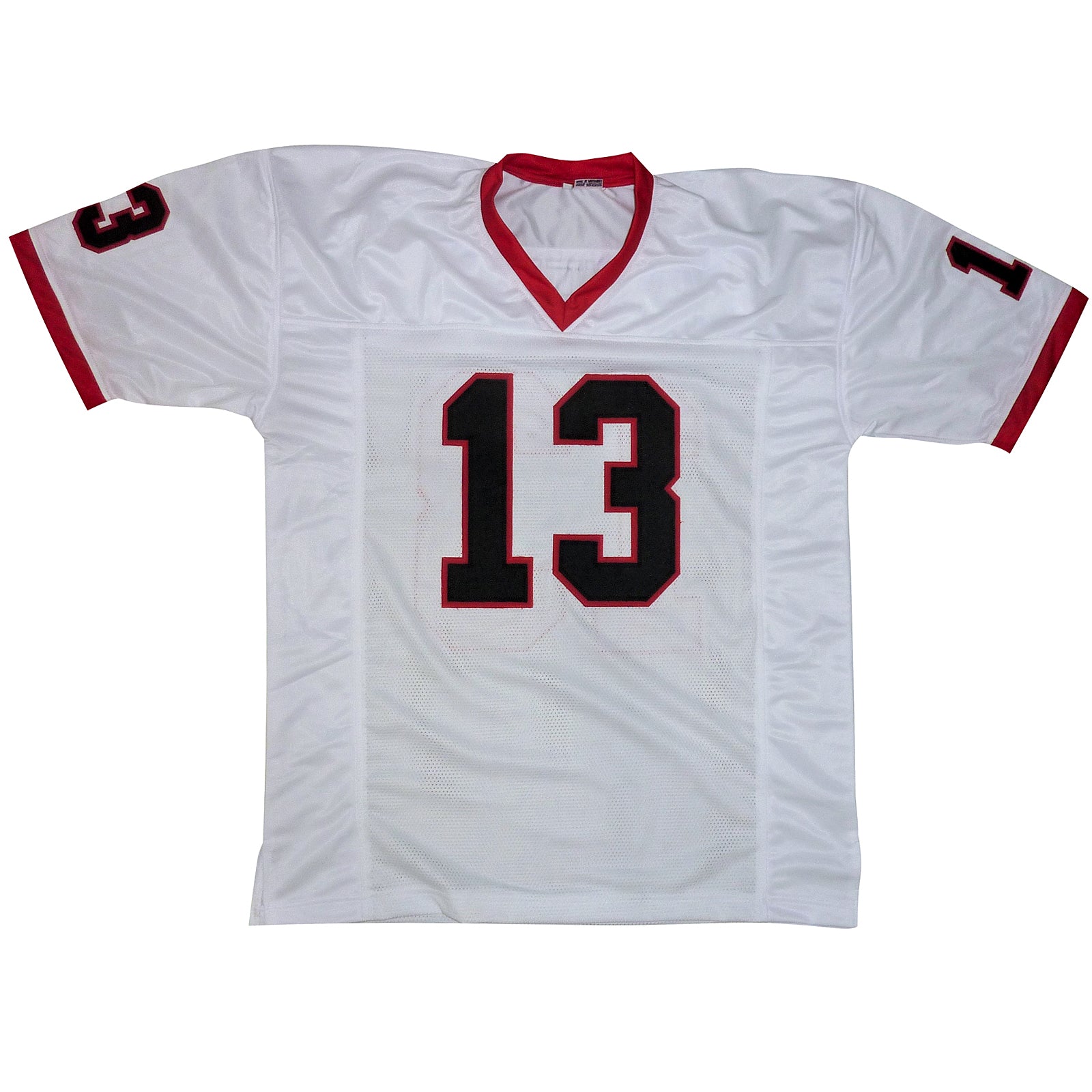 Autographed Stetson Bennett Georgia Bulldogs (White #13) Custom Jersey - Beckett-Powers Sports Memorabilia