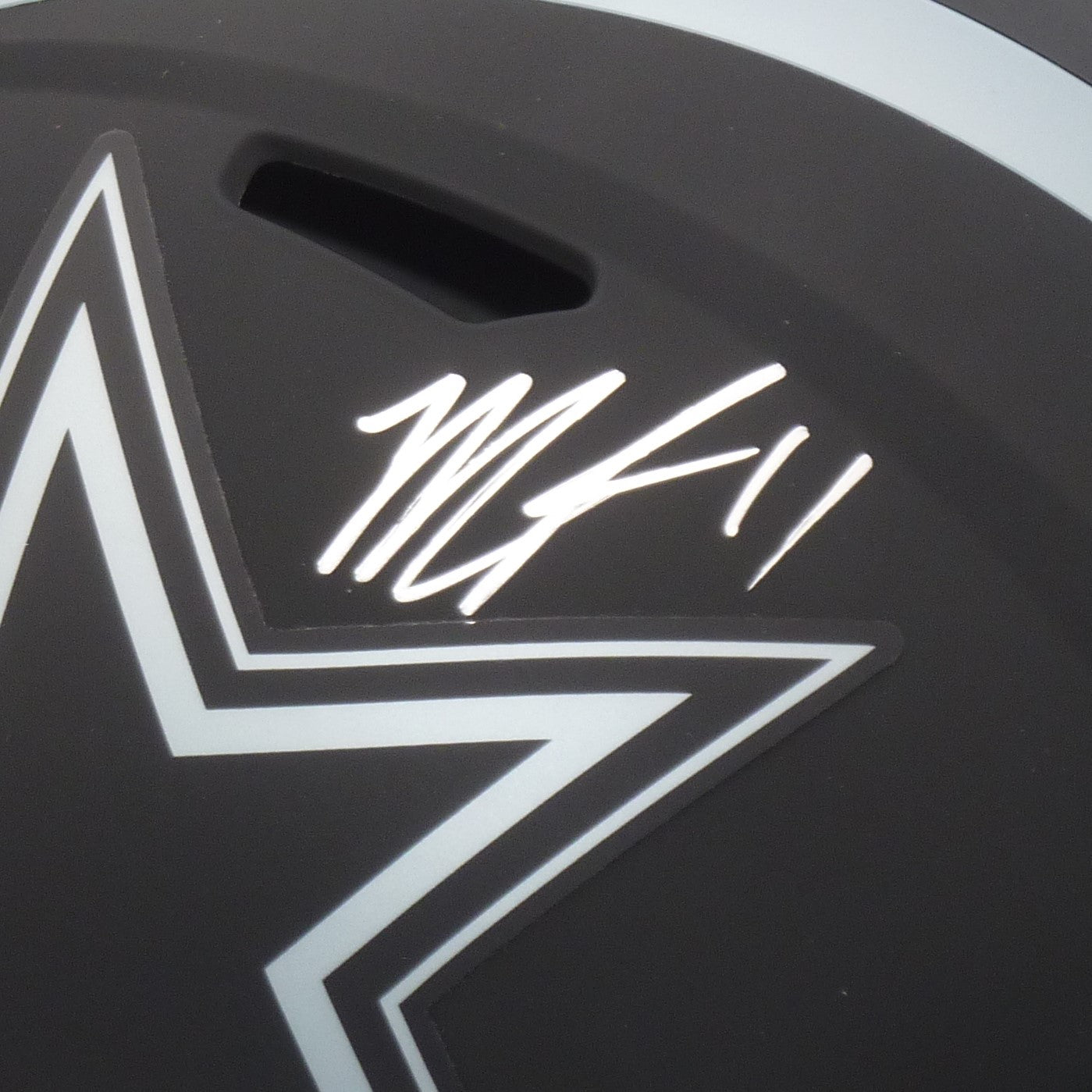 Autographed Micah Parsons Dallas Cowboys ECLIPSE Alternate Full-Size Replica Helmet - Fanatics-Powers Sports Memorabilia
