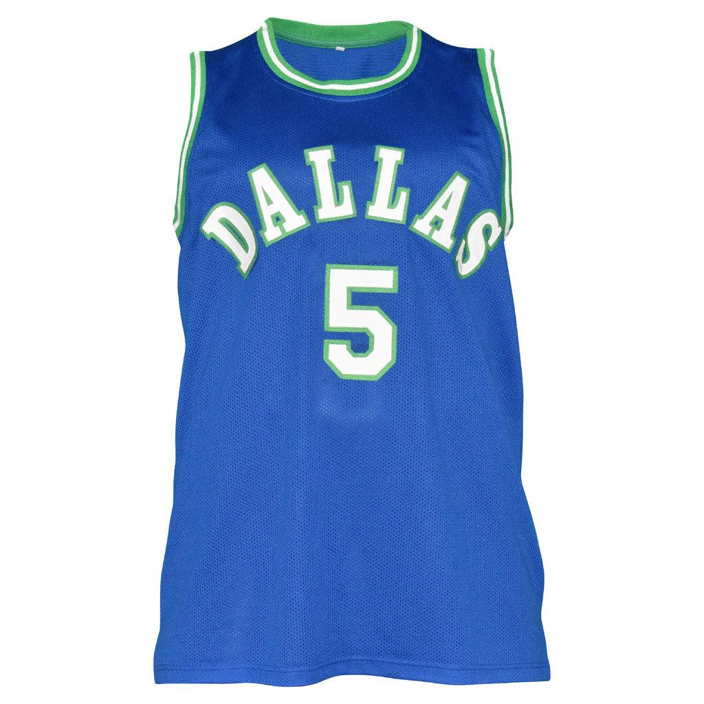 Autographed Jason Kidd Dallas (Blue #5) Custom Jersey - BAS-Powers Sports Memorabilia