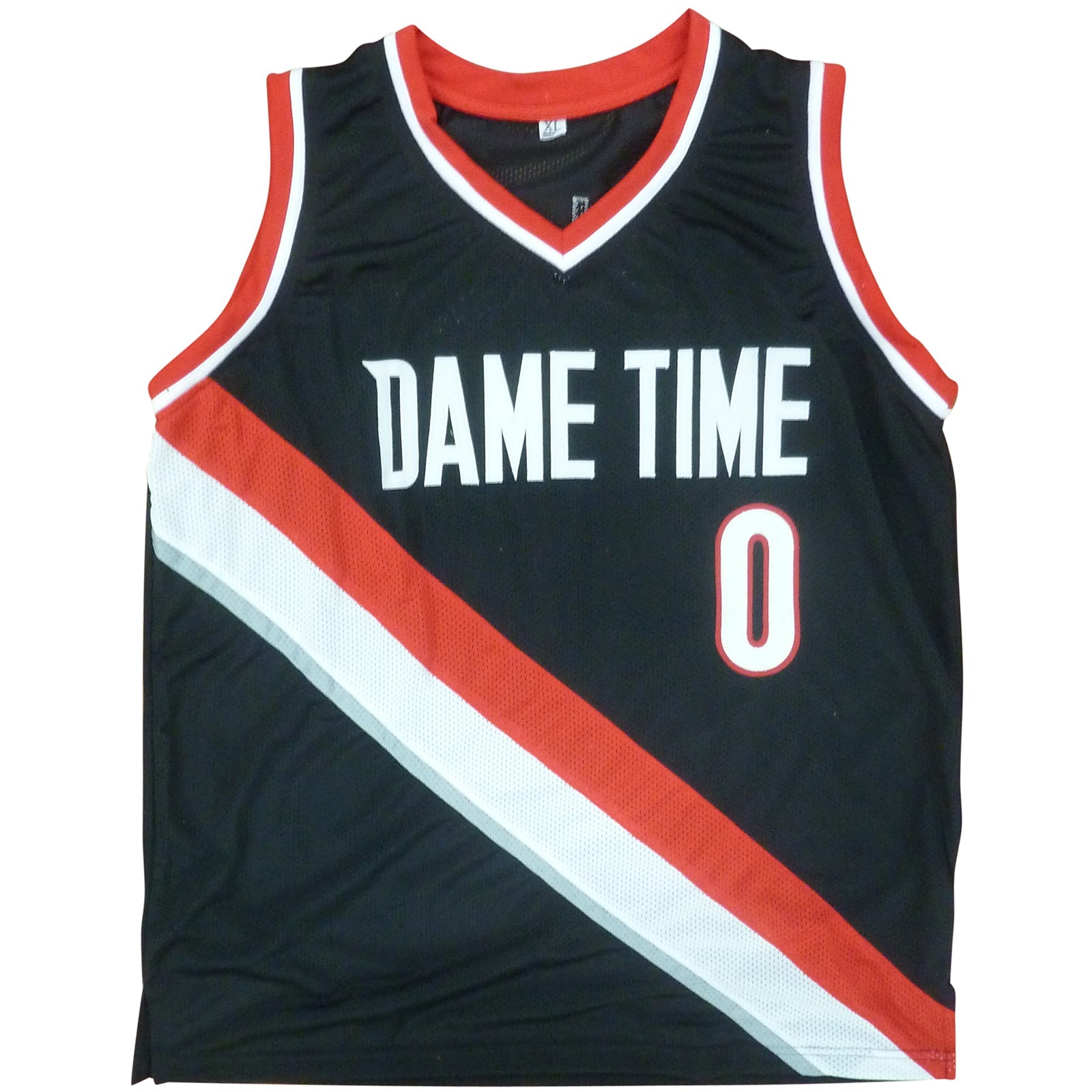 Autographed Damian Lillard Portland (Black #0) Custom Jersey - Beckett-Powers Sports Memorabilia