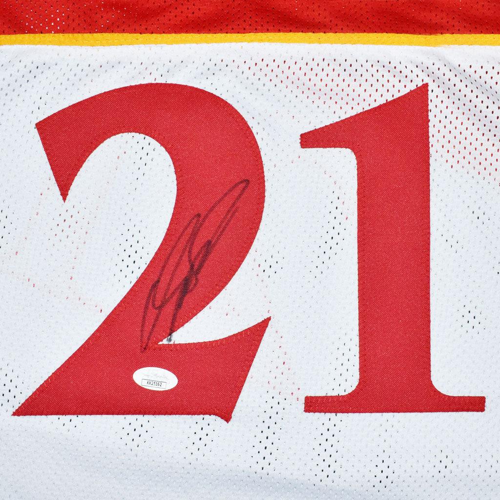 Autographed Dominique Wilkins Atlanta Hawks (White #21) Custom Jersey - JSA-Powers Sports Memorabilia