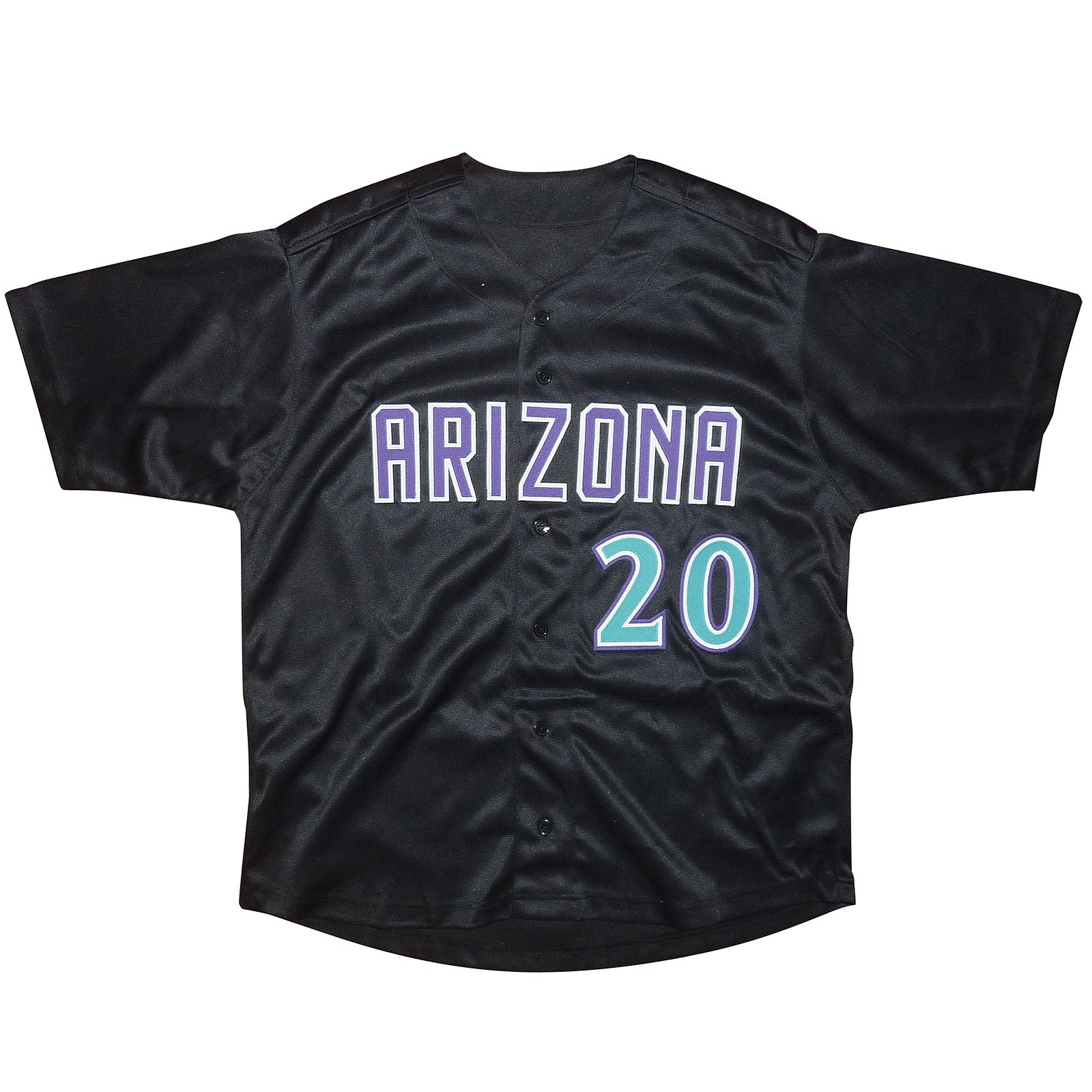 Autographed Luis Gonzalez Arizona (Black #20) Custom Jersey - JSA-Powers Sports Memorabilia