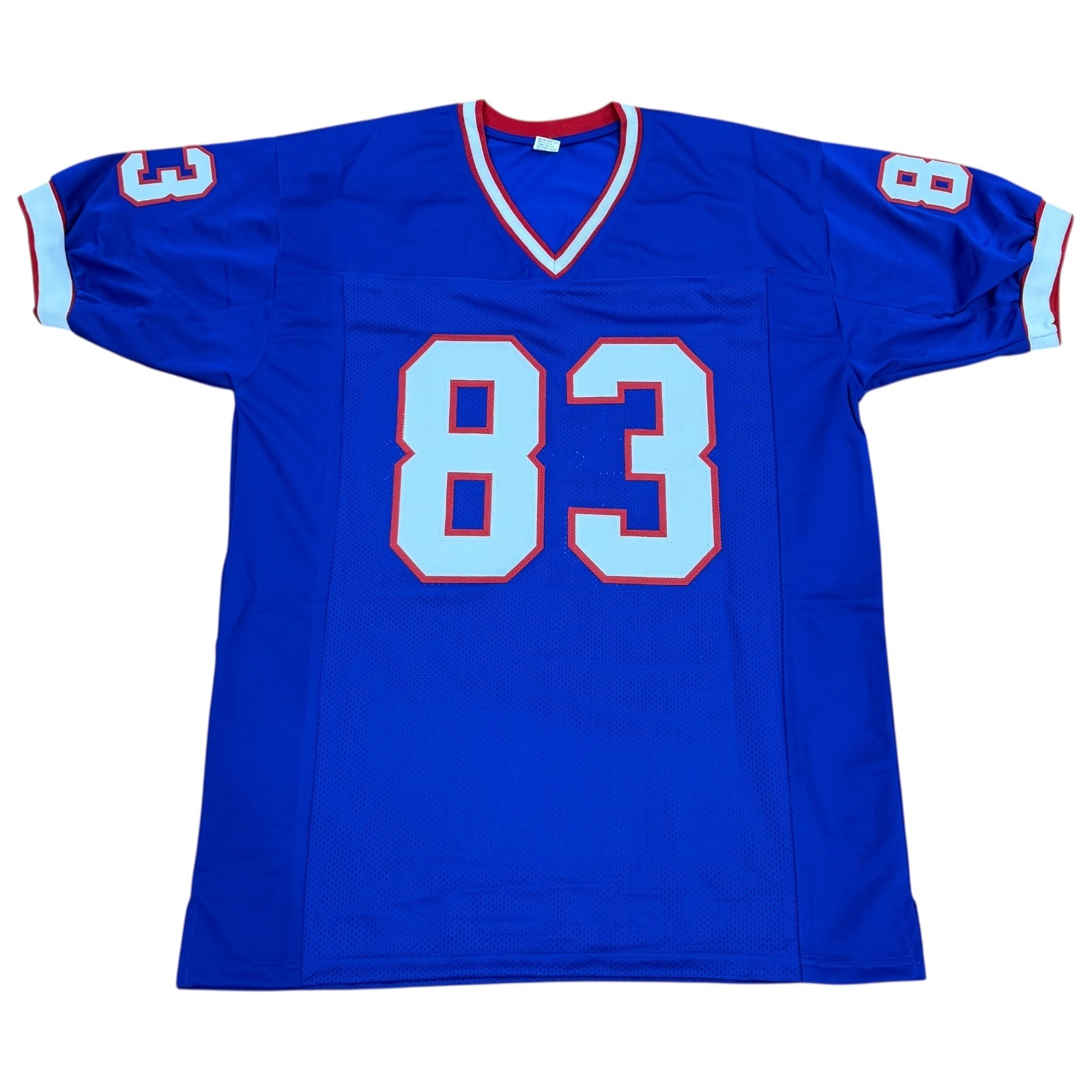 Autographed Andre Reed Buffalo (Blue #83) Custom Jersey - JSA-Powers Sports Memorabilia