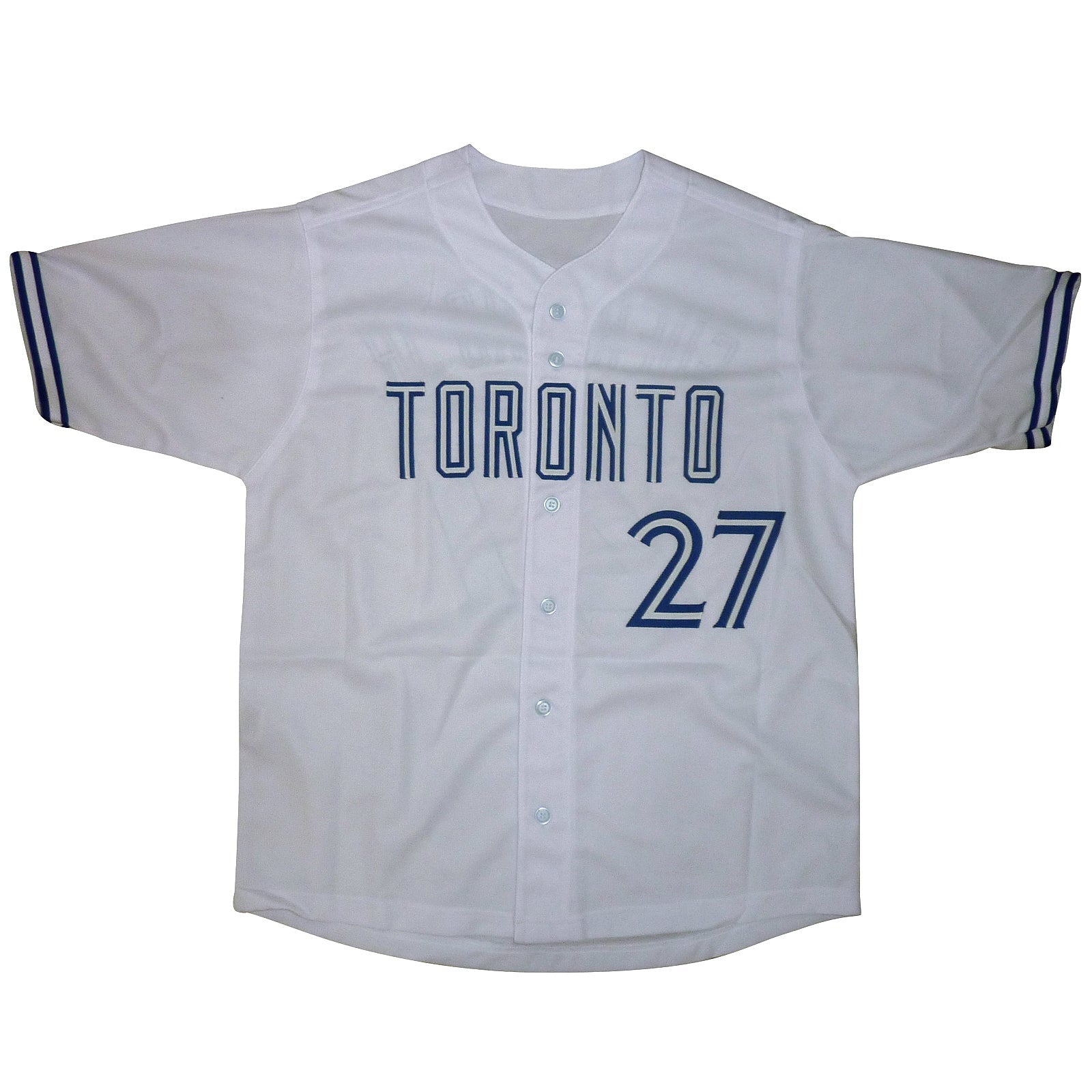 Autographed Vladimir Guerrero Jr. Toronto (White #27) Custom Jersey - JSA-Powers Sports Memorabilia