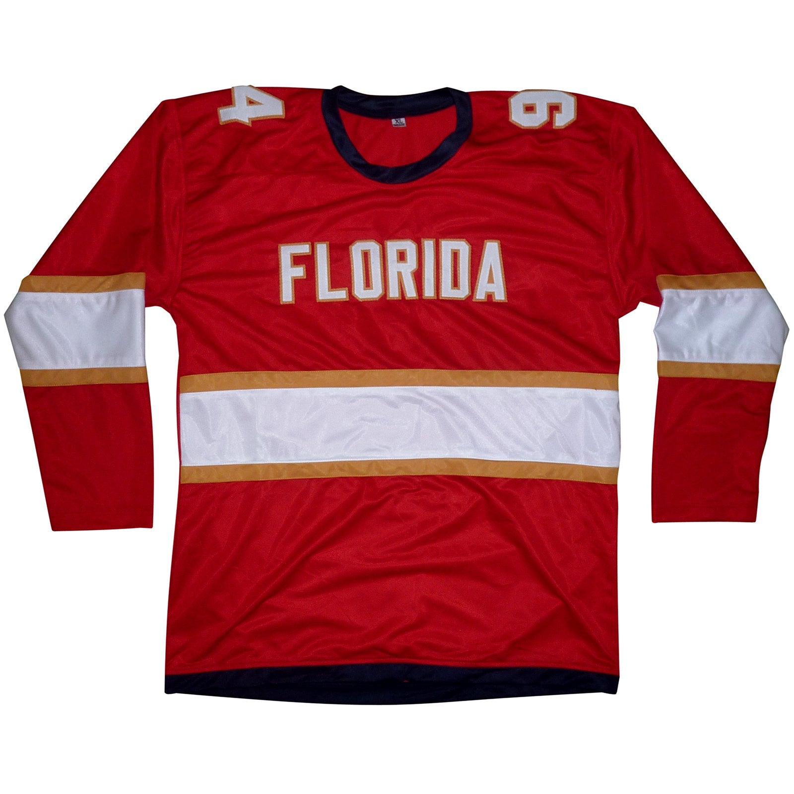 Autographed Ryan Lomberg Florida (Red #94) Custom Hockey Jersey - JSA-Powers Sports Memorabilia