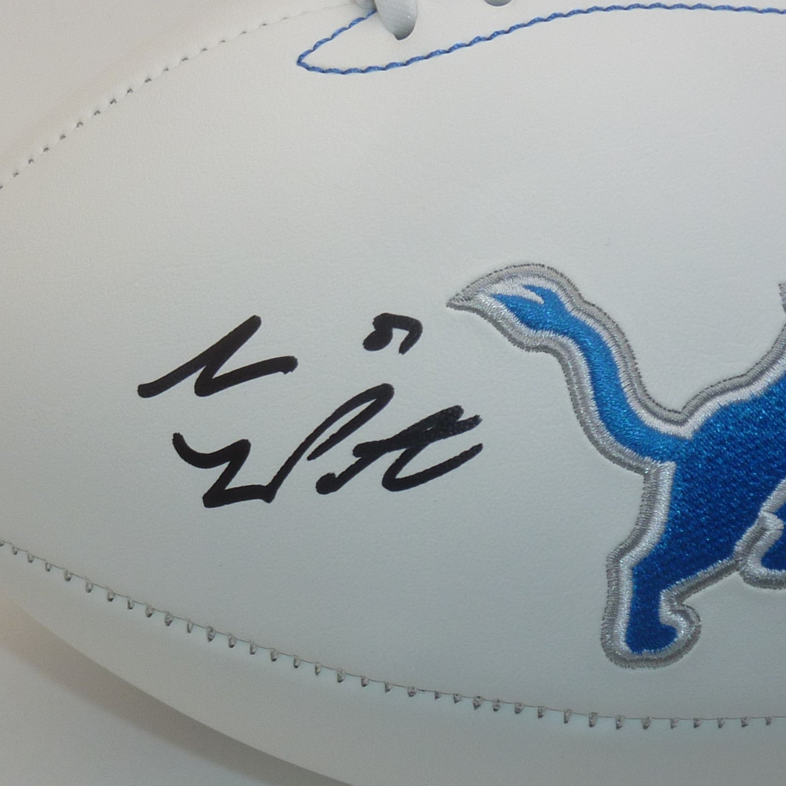 Autographed Sam LaPorta Detroit Lions Logo Football - Beckett-Powers Sports Memorabilia