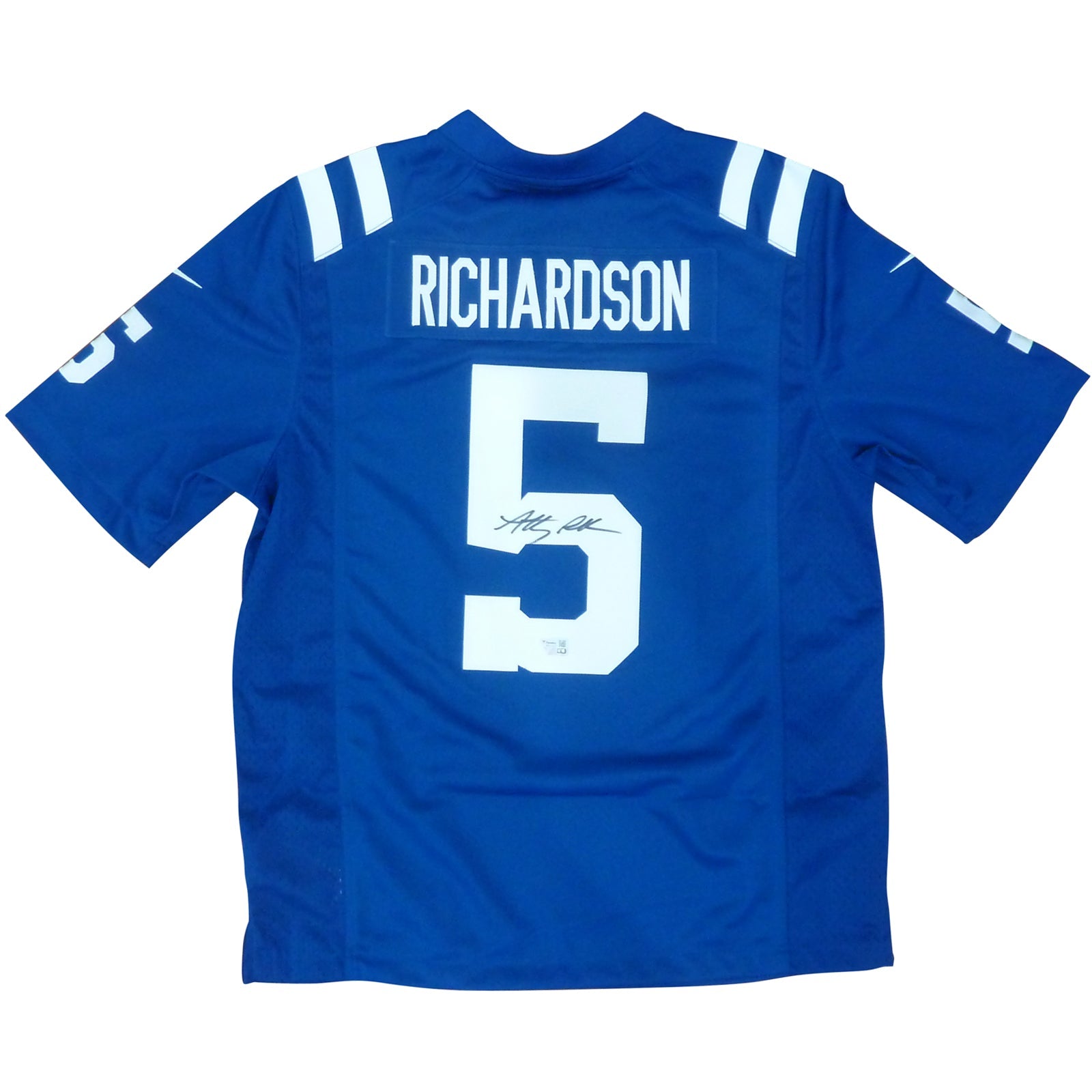 Autographed Anthony Richardson Indianapolis Colts (Blue #5) Nike Limited Jersey - Fanatics-Powers Sports Memorabilia