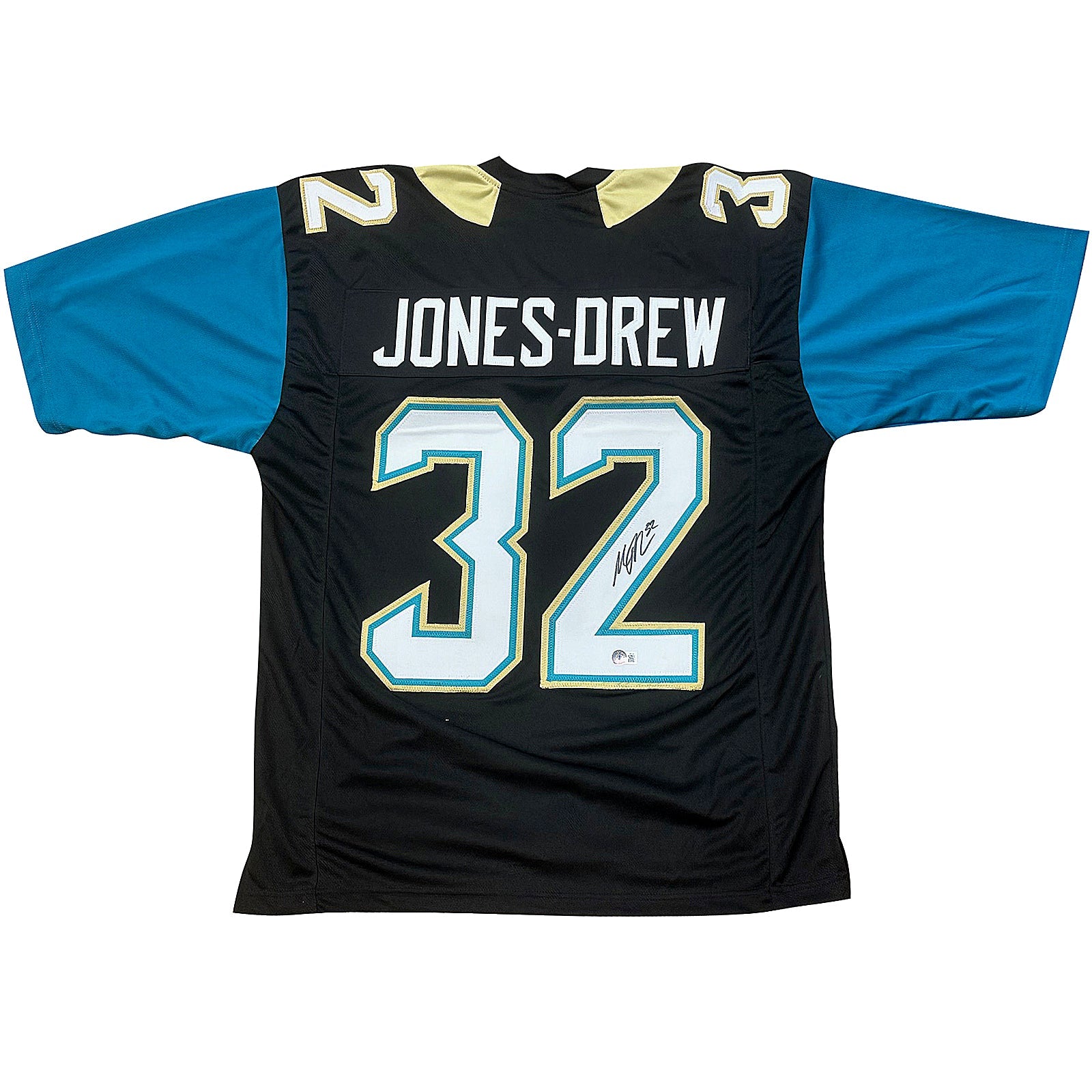 Autographed Maurice Jones-Drew Jacksonville (Black #32) Custom Jersey - Beckett-Powers Sports Memorabilia
