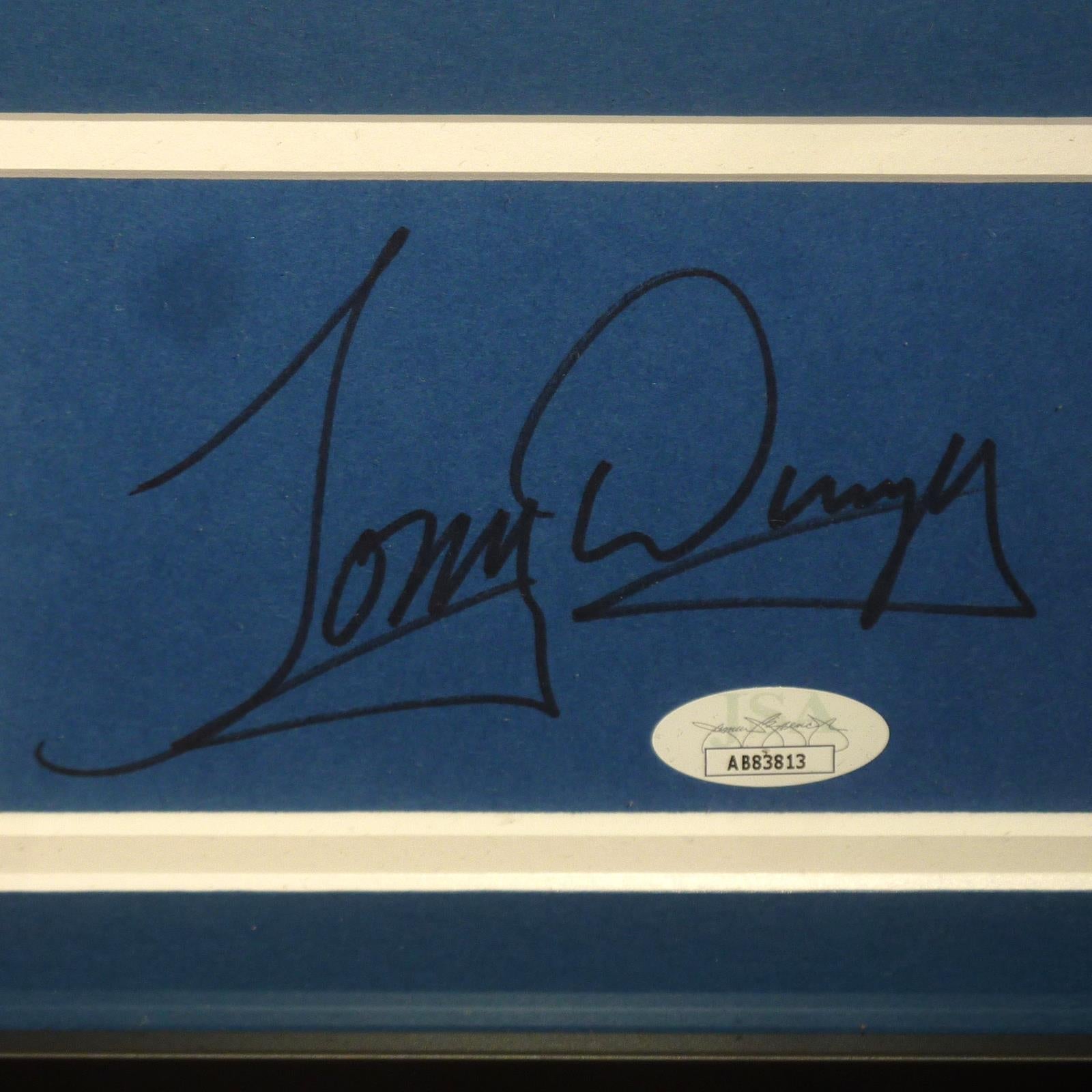 Autographed Tony Dungy Indianapolis Colts (SB Champs) Signature Series Frame - JSA