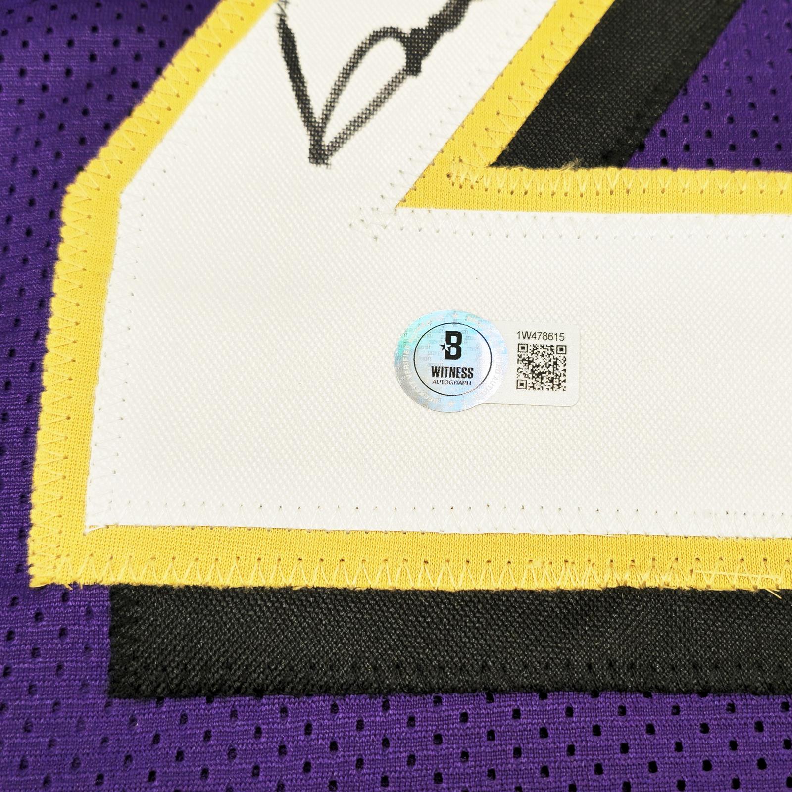 Autographed Derrick Henry Baltimore (Purple #22) Custom Jersey - Beckett