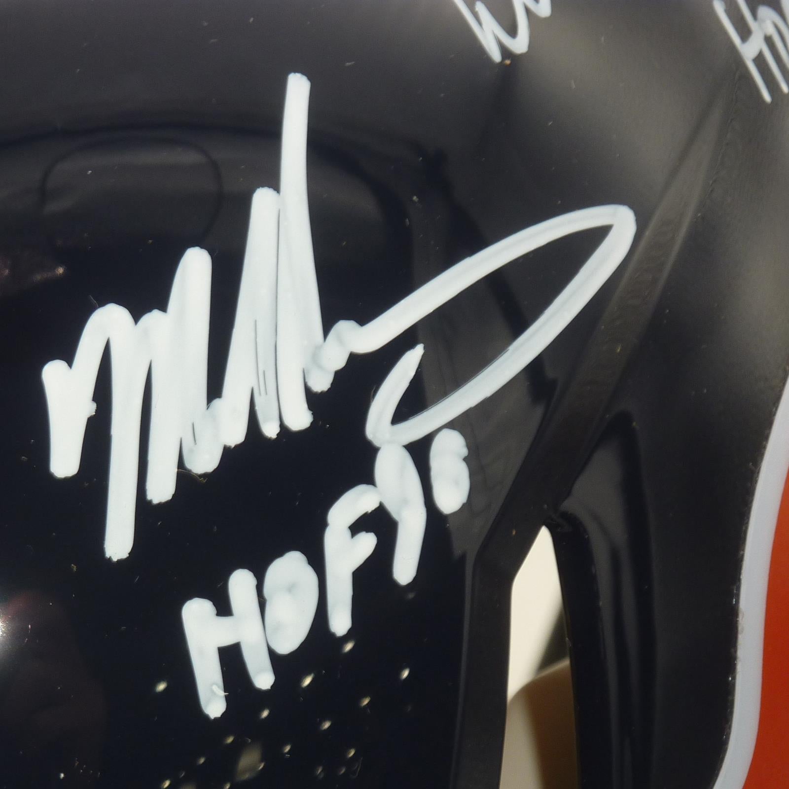 Autographed Monsters of the Midway Dick Butkus, Mike Singletary And Brian Urlacher Chicago Bears Authentic Proline Helmet - Beckett-Powers Sports Memorabilia