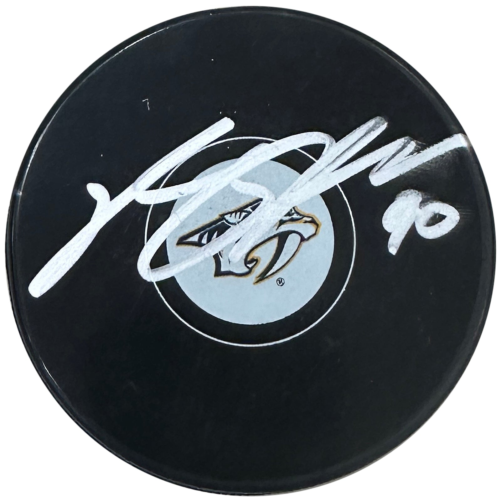 Autographed Ryan O'Reilly Nashville Predators Hockey Puck - JSA-Powers Sports Memorabilia