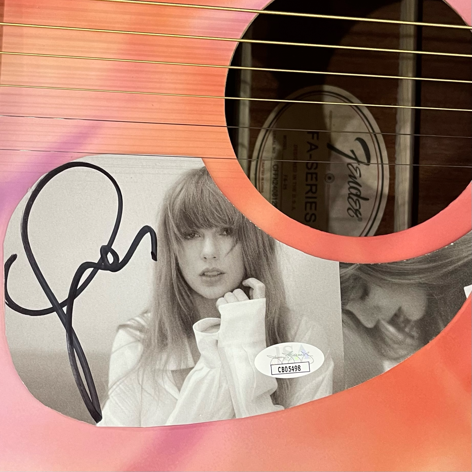 Taylor Swift Eras Tour Wrapped Acoustic Guitar with Signature - JSA | Collectible Memorabilia-Powers Sports Memorabilia