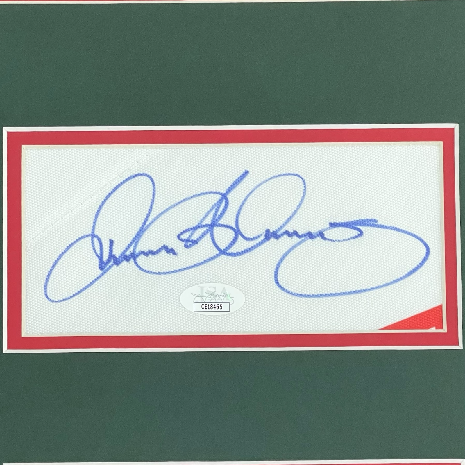 Autographed Rory McIlroy 2025 Masters Champion Deluxe Framed Pin Flag Piece - JSA-Powers Sports Memorabilia