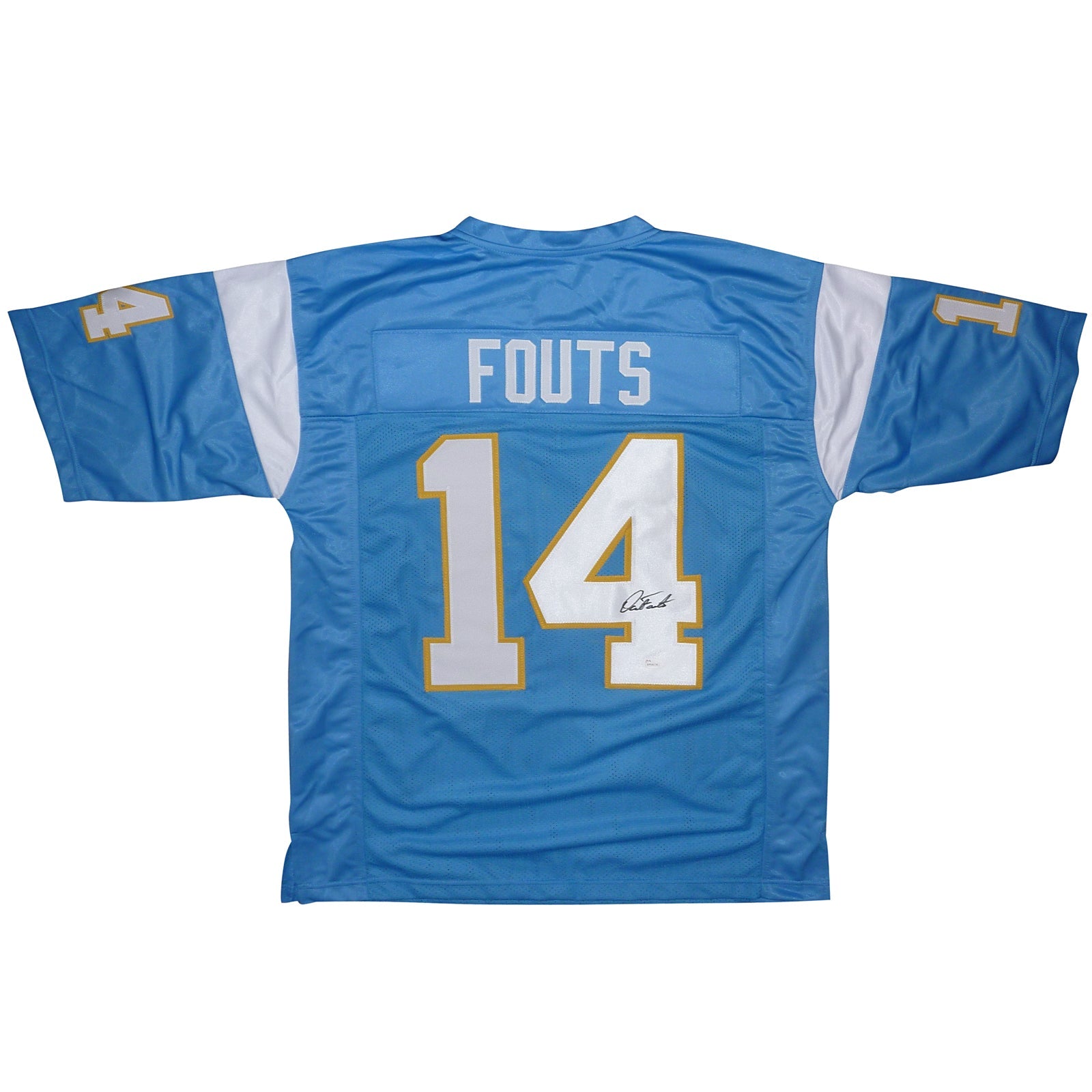 Autographed Dan Fouts San Diego (Powder Blue #14) Custom Jersey - JSA-Powers Sports Memorabilia