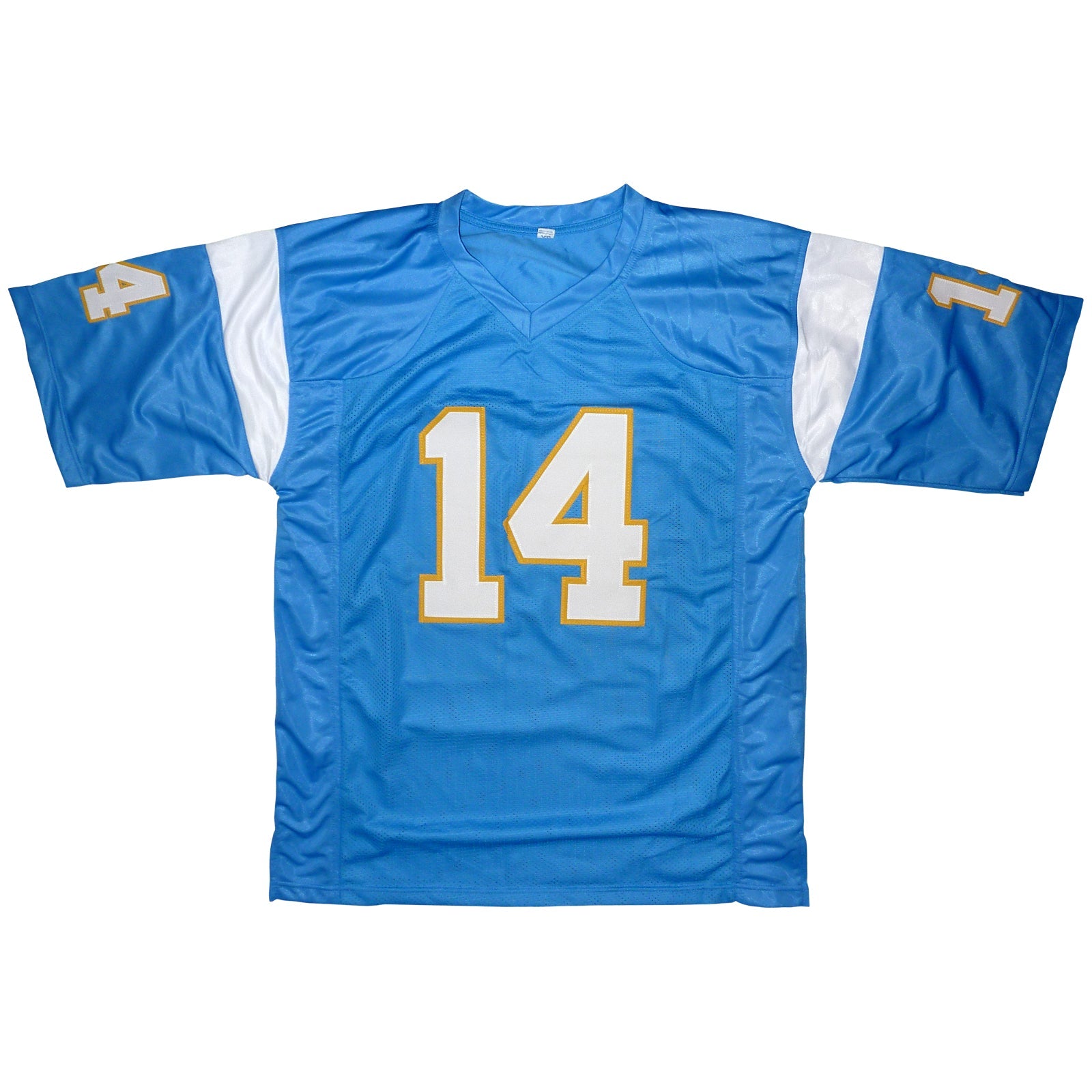 Autographed Dan Fouts San Diego (Powder Blue #14) Custom Jersey - JSA-Powers Sports Memorabilia