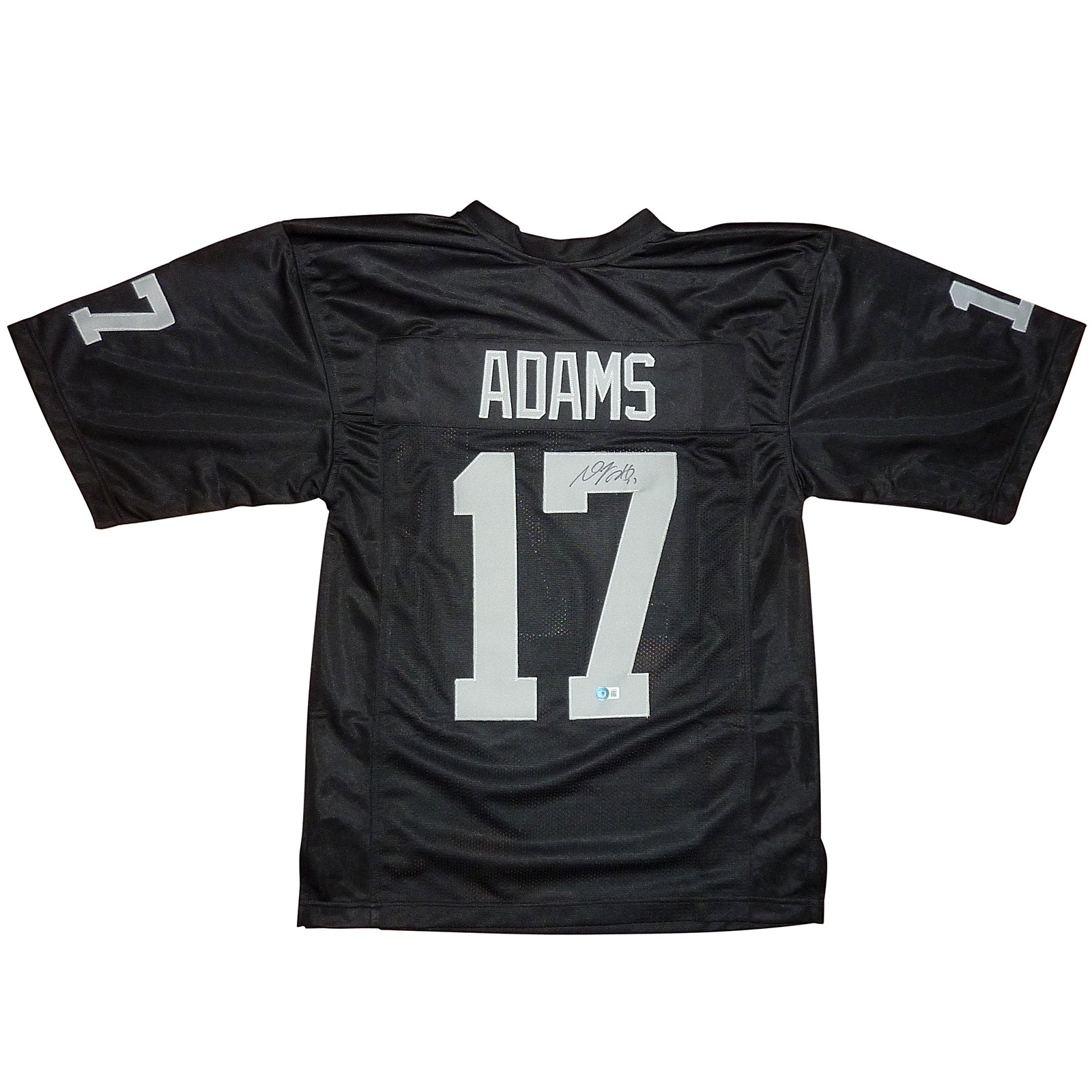 Autographed Davante Adams Las Vegas (Black #17) Jersey - Beckett-Powers Sports Memorabilia