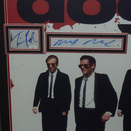 Reservoir Dogs Full-Size Movie Poster Deluxe Framed with 4 Cast Autographs - JSA | Collectible Memorabilia-Powers Sports Memorabilia