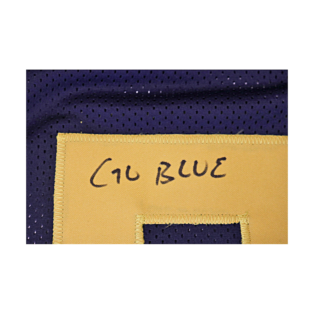 Jabrill Peppers Michigan Wolverines Signed Inscribed "Go Blue" Navy Blue Custom Jersey (JSA Holo)-Powers Sports Memorabilia