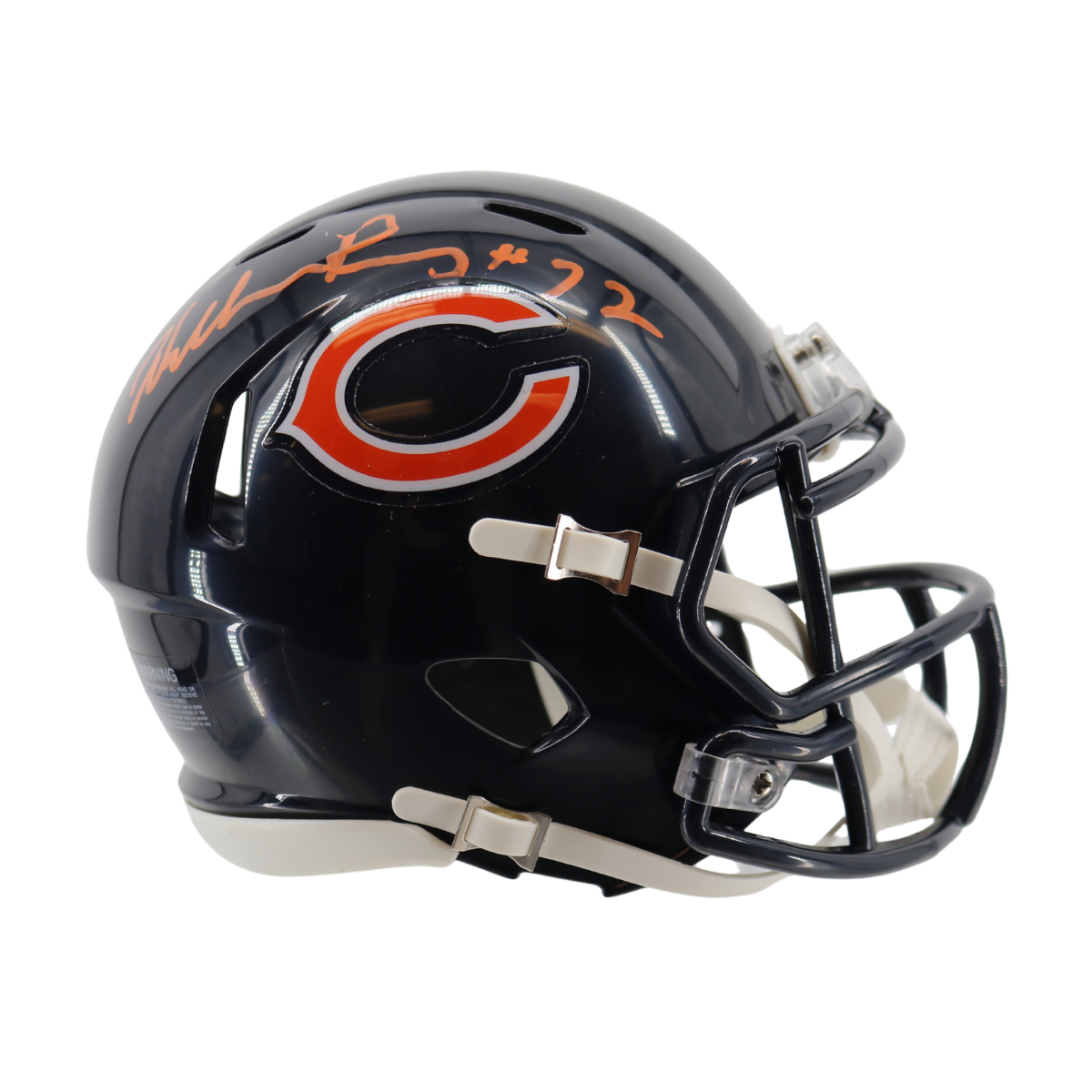 William Fridge Perry Chicago Bears Signed Mini Helmet-Powers Sports Memorabilia