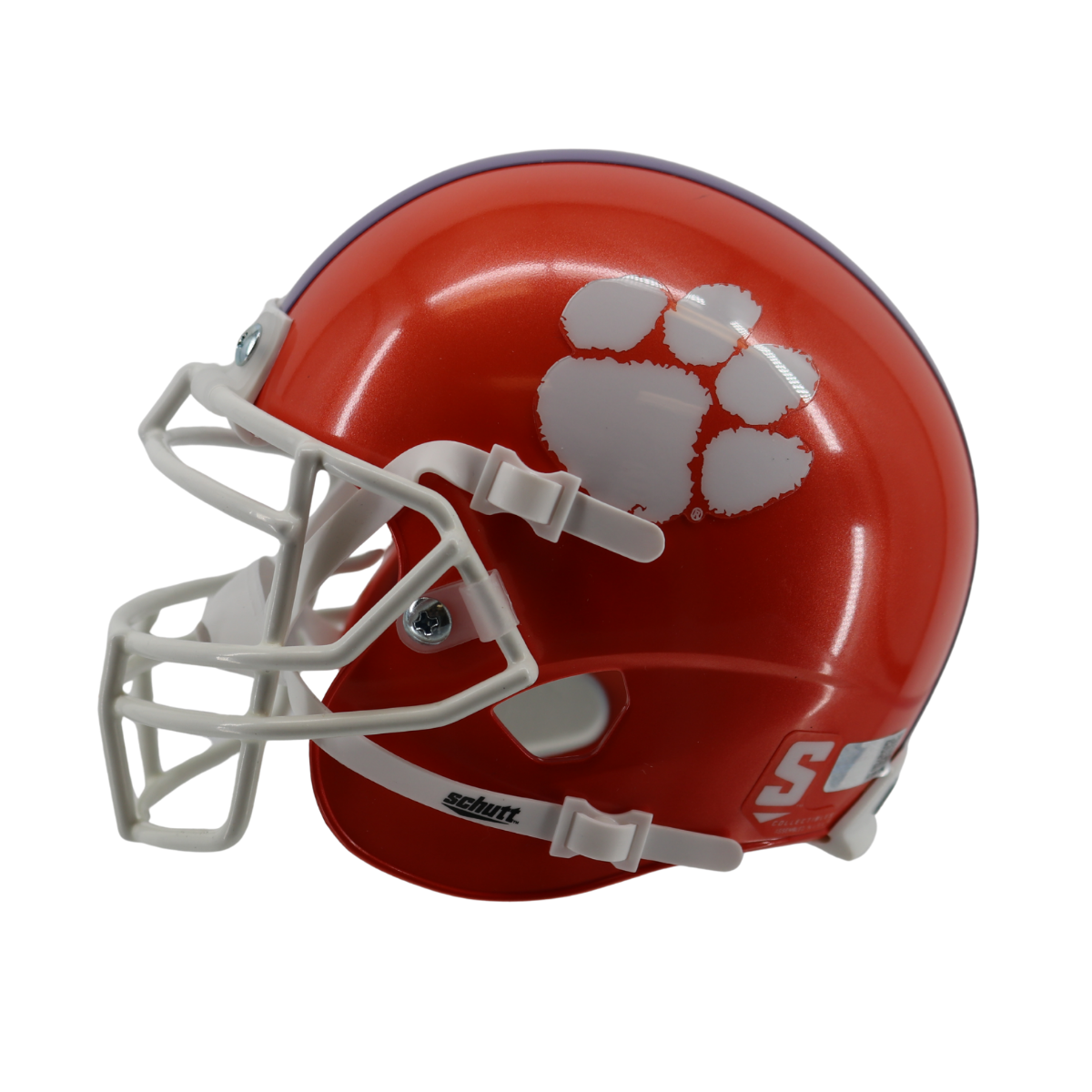 William Fridge Perry Clemson Tigers Signed Inscribed Mini Helmet-Powers Sports Memorabilia