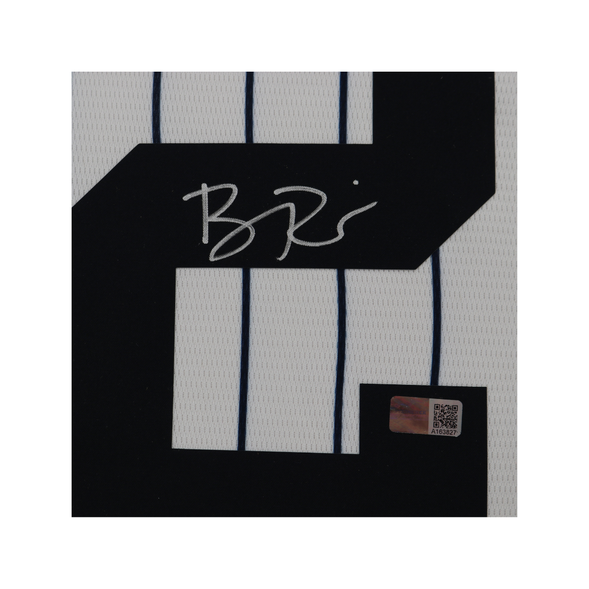 Ben Rice New York Yankees Signed Elite Framed Replica Nike Jersey-Powers Sports Memorabilia
