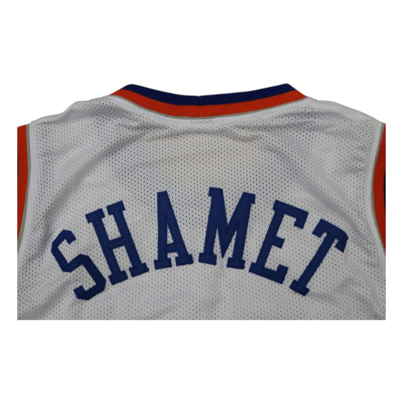Landry Shamet New York Knicks Signed Pro Style White Jersey-Powers Sports Memorabilia