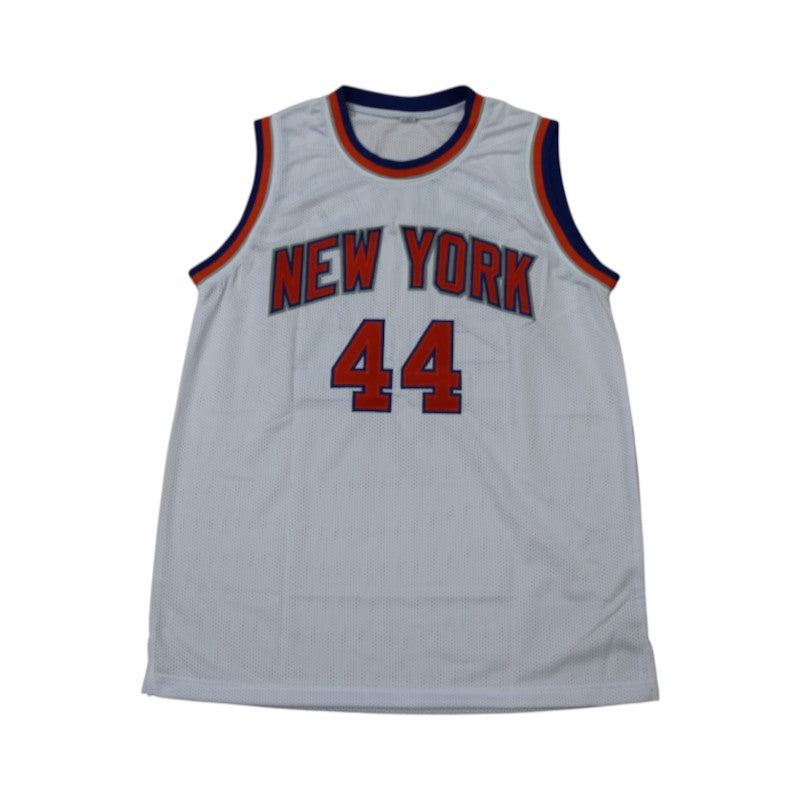 Landry Shamet New York Knicks Signed Pro Style White Jersey-Powers Sports Memorabilia