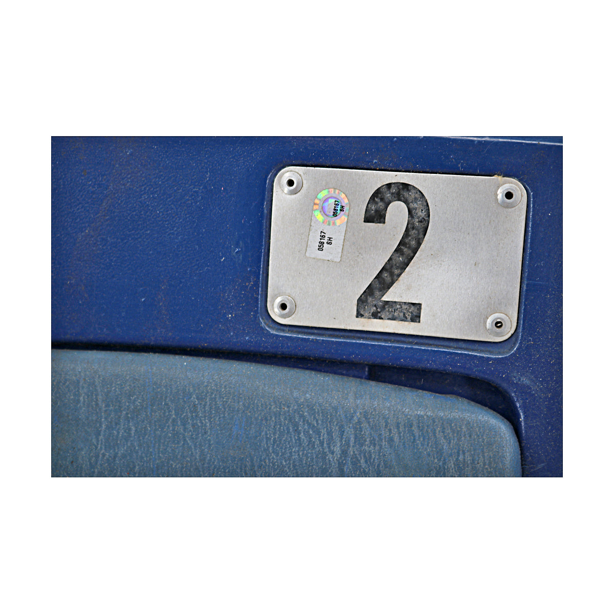 Shea Stadium Box Seat Padded Seatback #2 MLB Auth-4-Powers Sports Memorabilia
