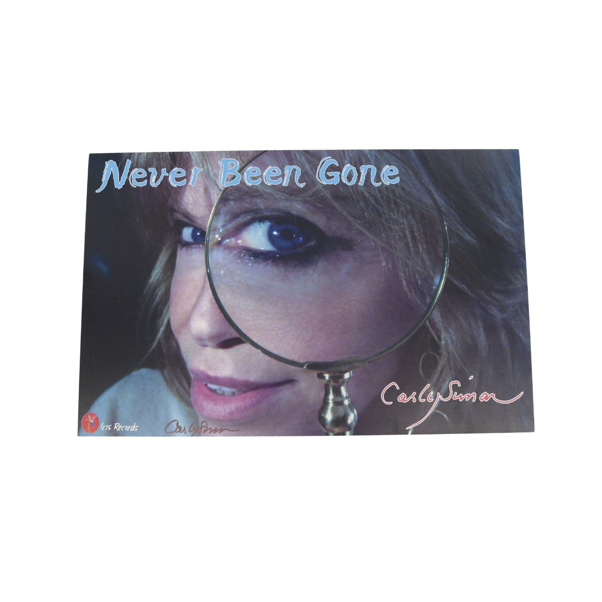 Carly Simon Signed Foam Mounted 11" x 17" Never Been Gone Poster-Powers Sports Memorabilia