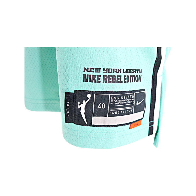 Breanna Stewart New York Liberty Signed Nike Mint Green Rebel Edition Jersey-Powers Sports Memorabilia